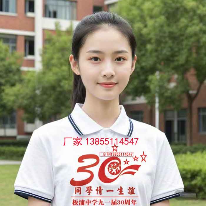 30年同学聚会t恤图案设计之同学情一生谊